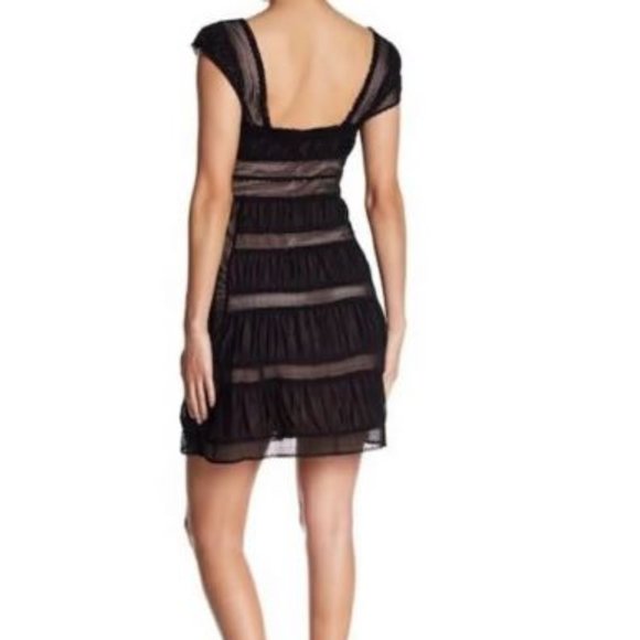Free People Alicia Lace Black Mini Dress Size 2 - Picture 10 of 12
